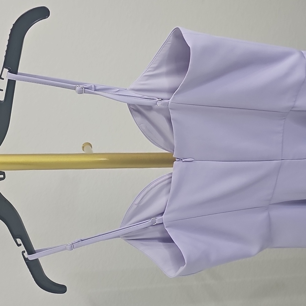 BCBG New York Sweetheart Neckline Lavender Pantsyit NWT Size 4 $148 - Picture 5 of 5